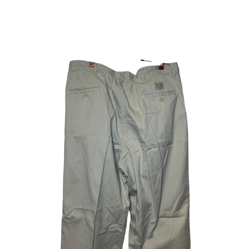 Polo Ralph Lauren Mens Dress Pants Vintage Chino Pleated 100% Cotton Khaki 38X34
